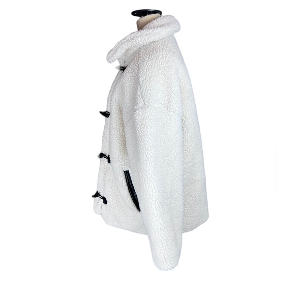 Abercrombie Toggle Sherpa jacket size large - Picture 4 of 8